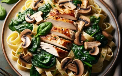 Quick & Easy Chicken Mushroom Pasta – Recipe