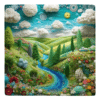Fiberarts Theme Metal Magnets - Image 2