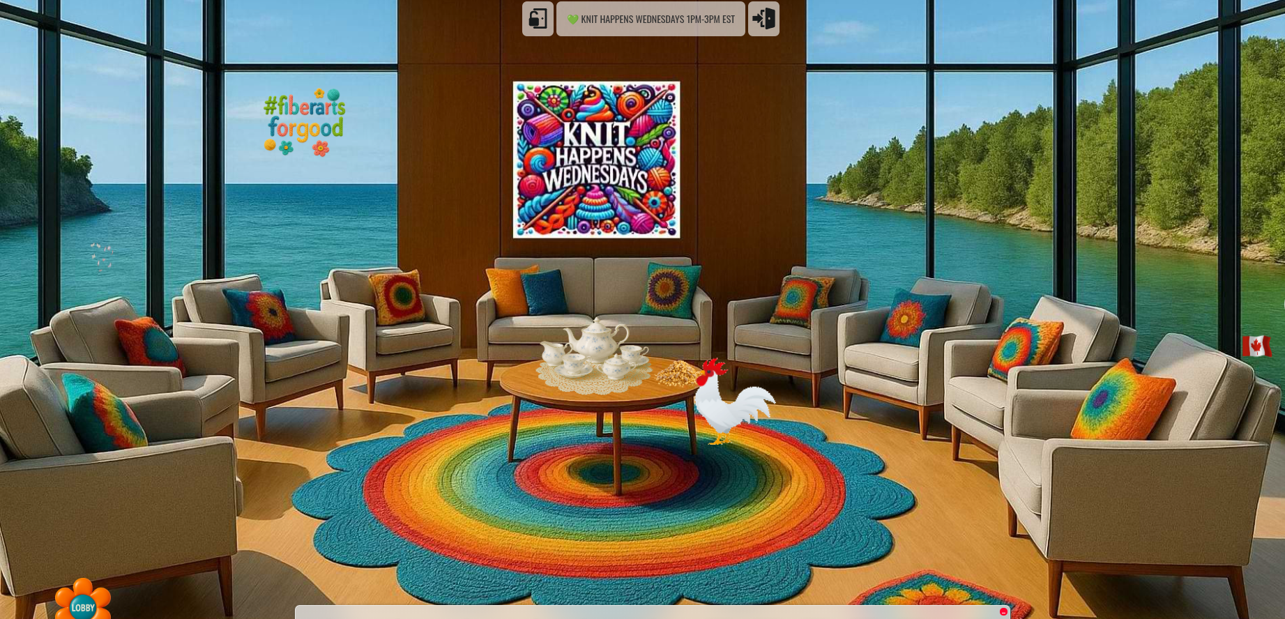 Fiberarts Community lobby screenshot